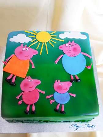 peppa s rodinou